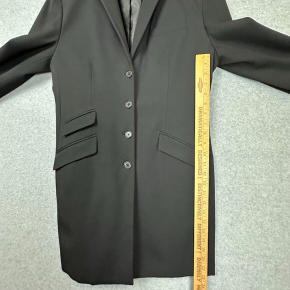 Vintage Lauren Ralph Lauren Black Tuxedo Velvet Collar Equestrian Riding 90s 8P - Picture 13 of 16